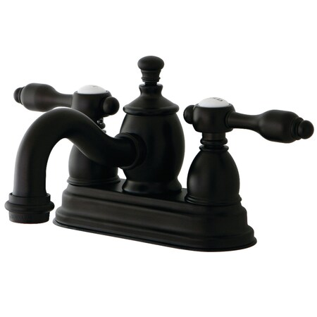Kingston Brass KS7105TAL 4" Centerset Bathroom Faucet, Oil Rubbed Bronze KS7105TAL